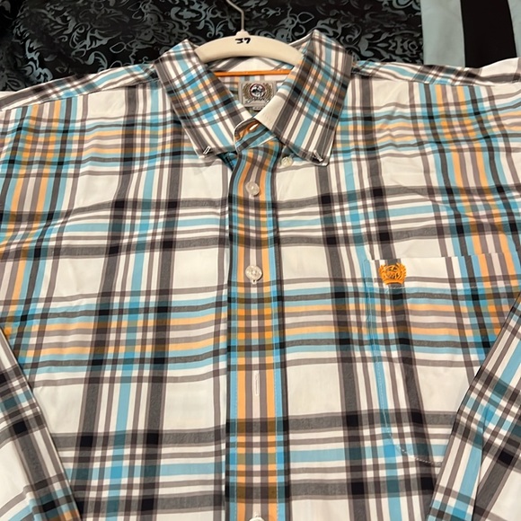 CINCH Men's Plaid Button-Down Shirt, very nice, size XXL - Picture 5 of 8